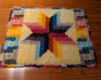 Quilted Star Handmade Rug