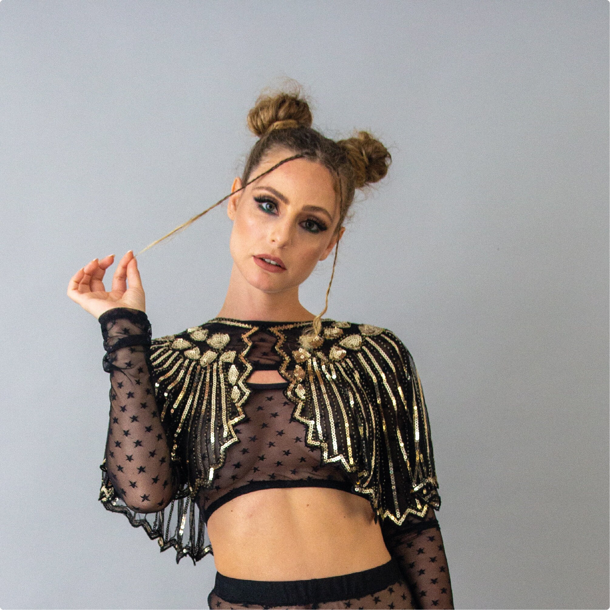 Glitter store rave outfit