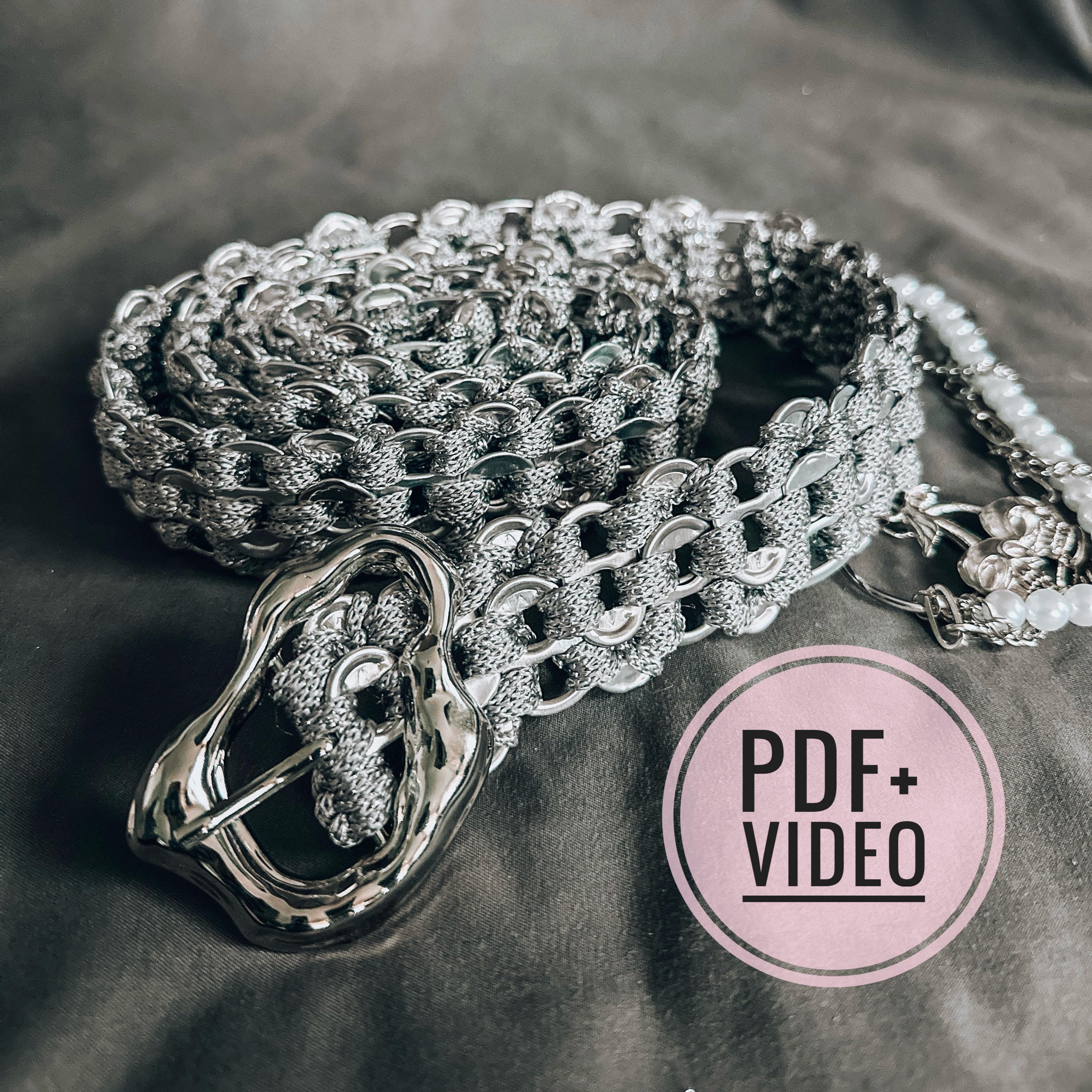 Y2k Chain Belt - Etsy