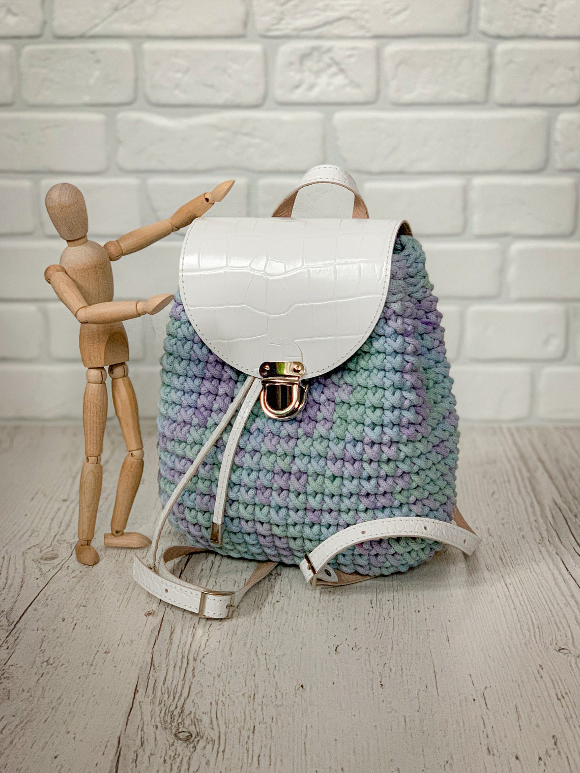Crochet Backpack Pattern PDF and Video Tutorial Digital Etsy