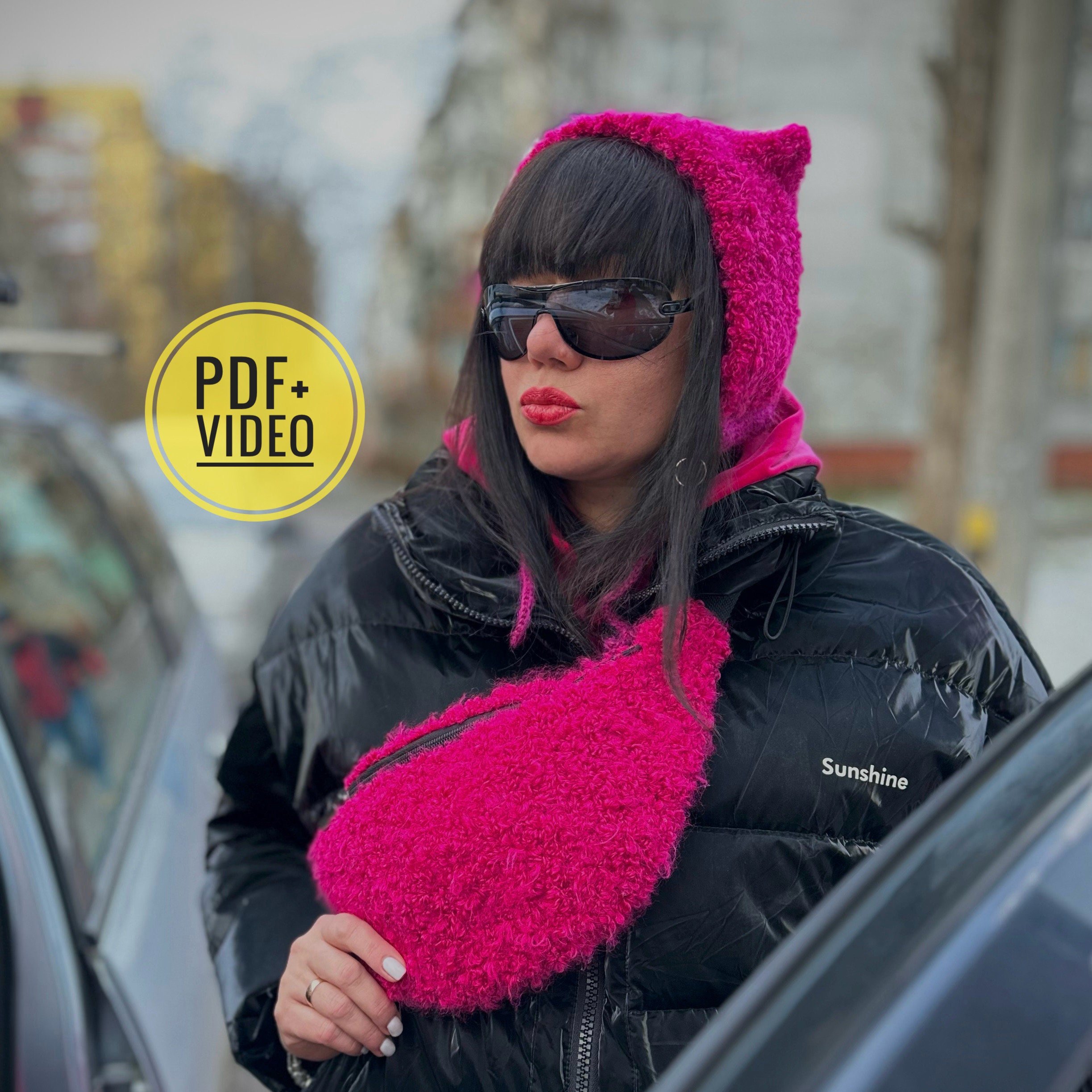Fur fanny packs discount