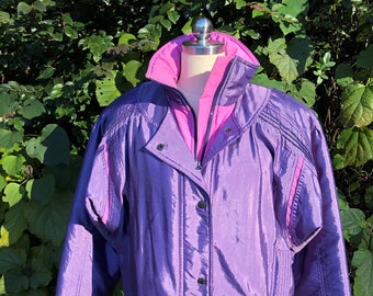 purple bubble jacket