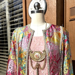 STUNNING MALCOLM STARR Coat and Pants/Malcolm Starr/Lurex Two Piece/70&#39;s Dressy Pant Set/70&#39;s Designer Clothing/Mint Condition