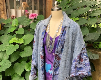 HANDMADE Denim Jacket/80's Jean Jackets/80's Jackets/Levi Denim Jackets/Vintage Denim Jackets/Denim Jackets/Handmade Jackets/MINT CONDITION