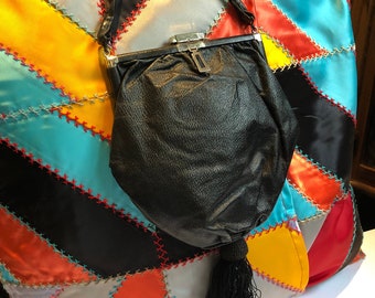 RARE 20's Leather Handbags/Antique Handbags/Antique Purses/Antique Bags/Vintage Leather Purses/20's Purses/1920's Bags/Near MINT CONDITION