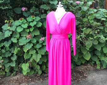 LILLI DIAMOND California Dress/60's Gowns/Hostess Gown/60's Dresses/Vintage Gown/60's Vintage Gown/60's Vintage Dress/Good VINTAGE Condition