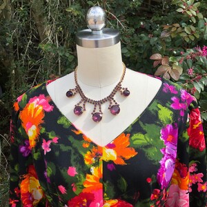 GORGEOUS 70&#39;s FLORAL Maxi/70’s Floral Prairie Dress/70’s Flower Power Dress/70’s Maxi Dress/70’s Fashion/Floral Maxi Gown/MINT Condition