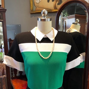 KARL LAGERFELD Paris Dress/Karl Lagerfeld/Karl Lagerfeld Paris/Karl Lagerfeld Dress/Designer Dresses/Color Block Dresses/MINT Condition