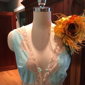 EMILIO PUCCI Shorty Gown/Emilio Pucci/Emilio Pucci Formfit Rogers/60’s Baby Blue Babydoll Nightgown/Vintage Teddy Gown/Near MINT Condition