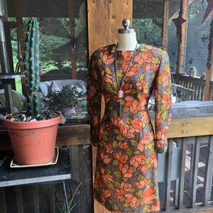 60&#39;s FLOWER POWER MOD Dress/60&#39;s Mod Dresses/60&#39;s Flower Power Dresses/Hippie Dresses/Boho Dresses/60&#39;s Vintage Dresses/Near Mint Condition