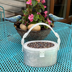 WILARDY JEWELED HANDBAG/Lucite Handbags/Lucite Purses/Lucite Bags/Wilardy Handbags/Wilardy Purses/50&#39;s Handbags/50&#39;s Purses/Mint Condition
