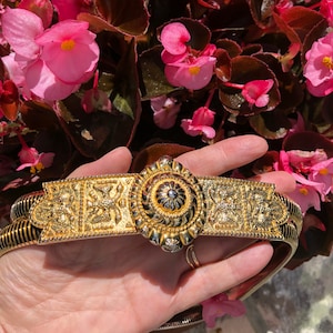 GORGEOUS JUDITH LEIBER Belt/Etruscan Belts/80&#39;s Designer Belts/Bird Design Belts/Couture Belts/Vintage Belts/Judith Leiber/Mint Condition