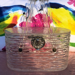 WILARDY Handbags/Lucite Purses/Lucite Bags/Lucite Handbags/Wilardy Purses/Wilardy Bags/50&#39;s Lucite Purses/50&#39;s Vintage Purses/MINT CONDITION