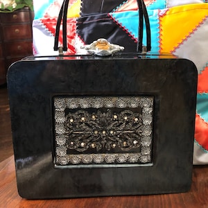 ELEGANT WILARDY Handbag/Lucite Purses/Lucite Bags/Lucite Handbags/Wilardy Purses/Wilardy Bags/50&#39;s Lucite Purses/Wilardy/Vintage Condition