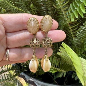 GORGEOUS SIGNED 60&#39;s SCHREINER Earrings/Schreiner Earrings/60s Jewelry/60s Earrings/Schreiner Jewelry/Schreiner/Mint Condition