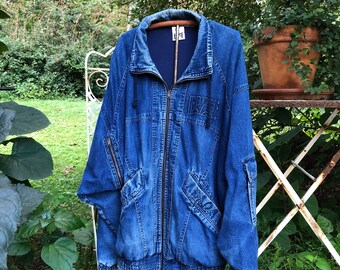 Nike Denim Jacket - Etsy Ireland