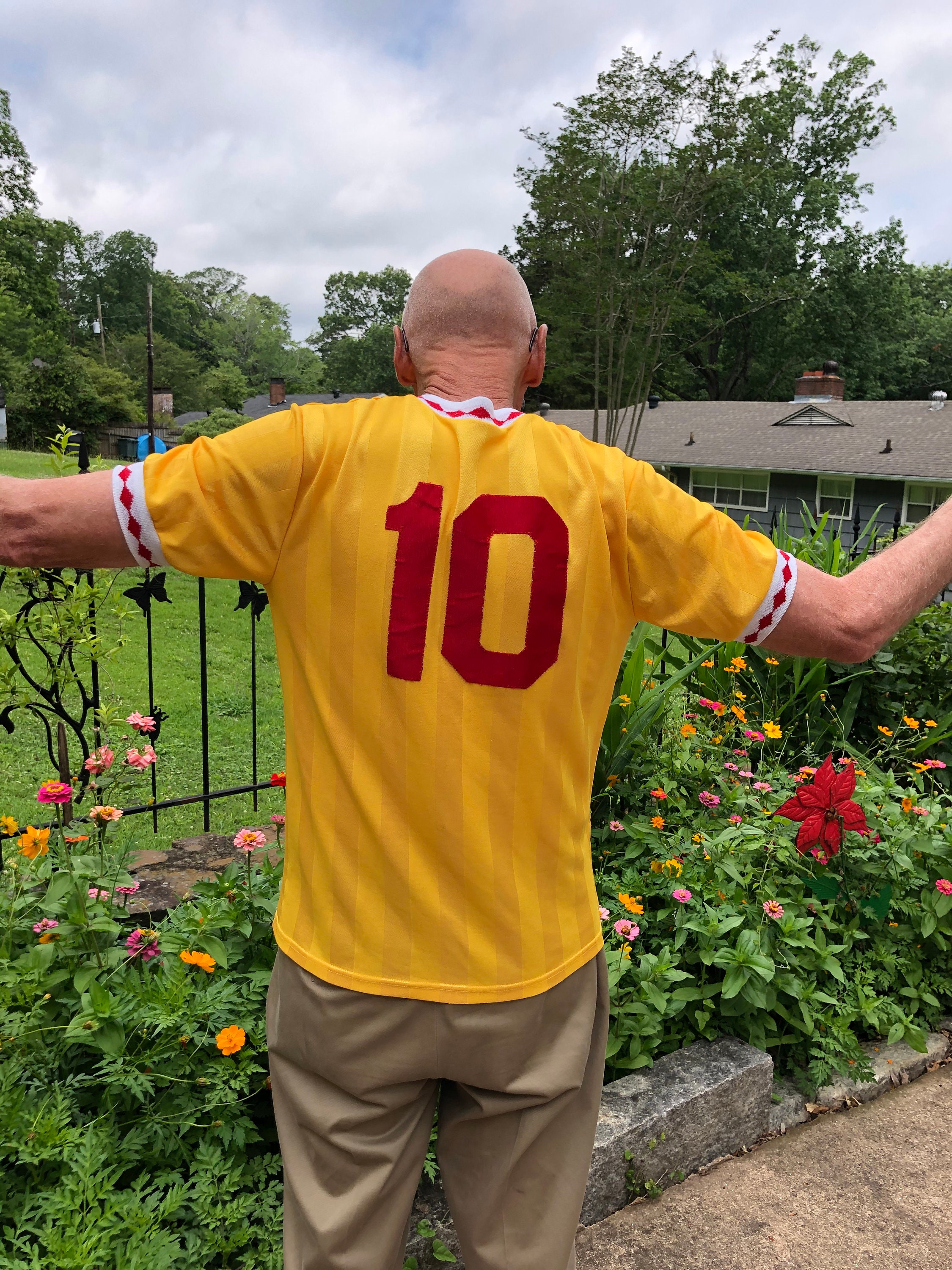 Mens Vintage Jerseys/Mens Jerseys/Yellow Jerseys/Vintage Etsy