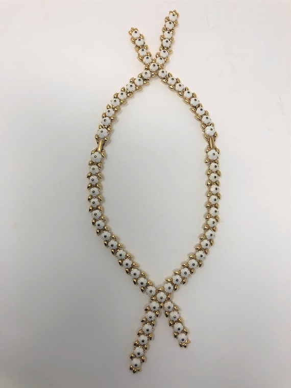 RARE 60's CROWN TRIFARI Necklace/Crown Trifari/Fl… - image 5