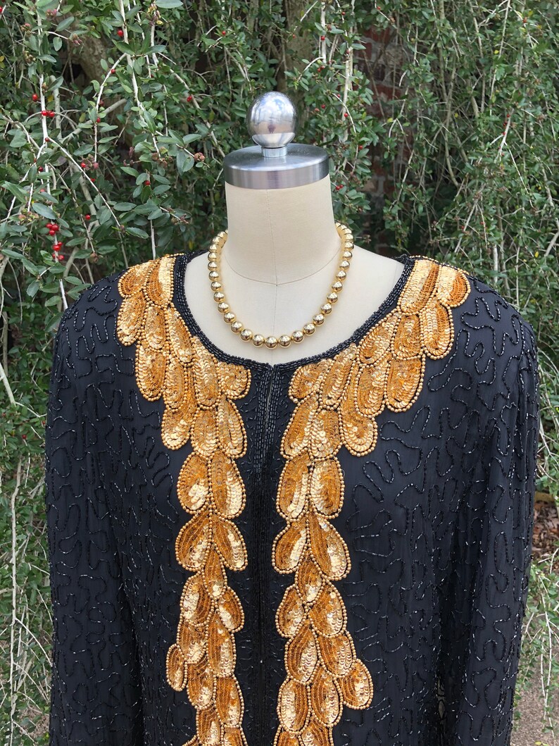 Hi/'s Sequin Jacket MINT Condition PLUS SIZE Sequin JacketsBeaded Jackets80/'s Beaded Jackets80/'s Sequin JacketsVintage Sequin JacketMr