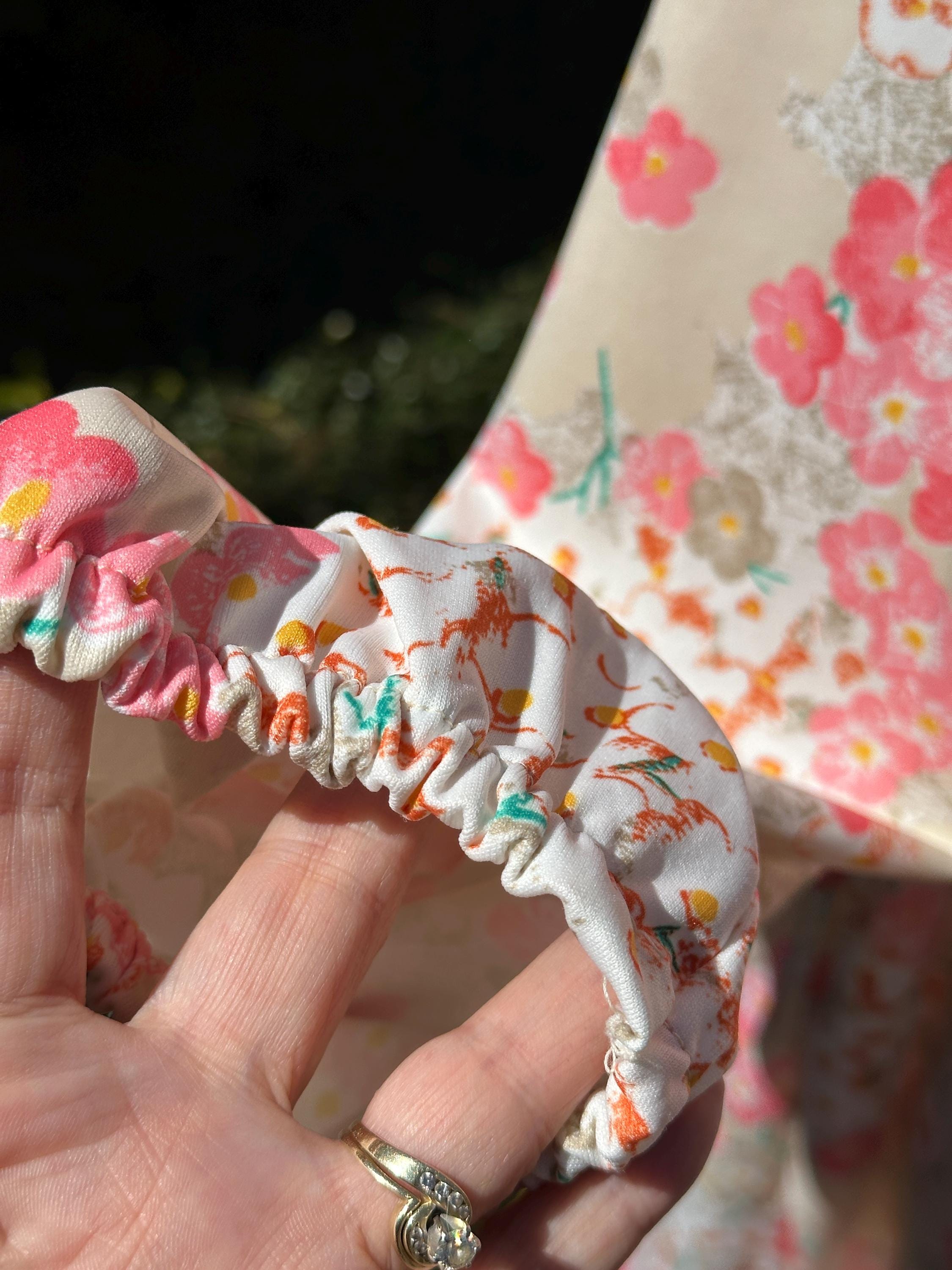 GORGEOUS 60's FLORAL Mumu Robe and Gown/mumu Robe/floral Mumu Dress ...
