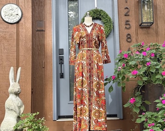 RARE 70's ELEPHANT Leg JUMPSUIT/70's Jumpsuit/Dressy Jumpsuit/Wide Leg Jumpsuit/Cocktail Jumpsuit/70's Jumpsuit/Jumpsuit/Near Mint Condition