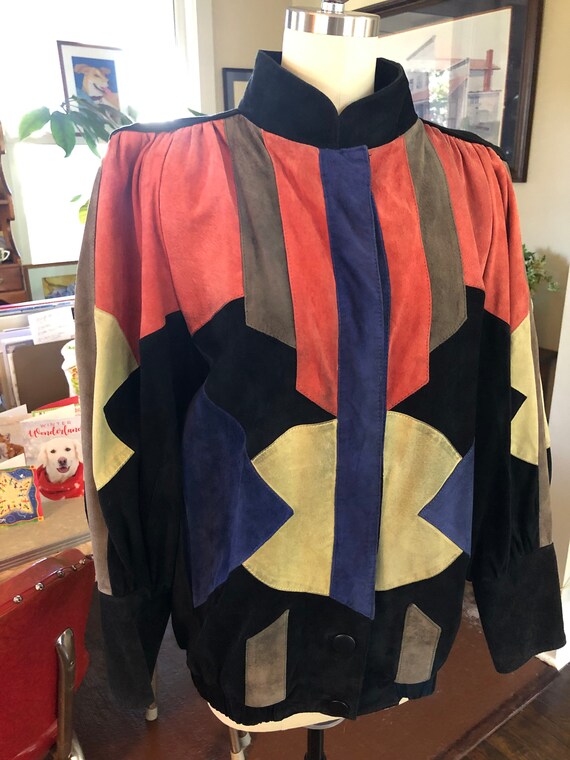 Patchwork Suede Jackets/Suede Patchwork Jackets/Su