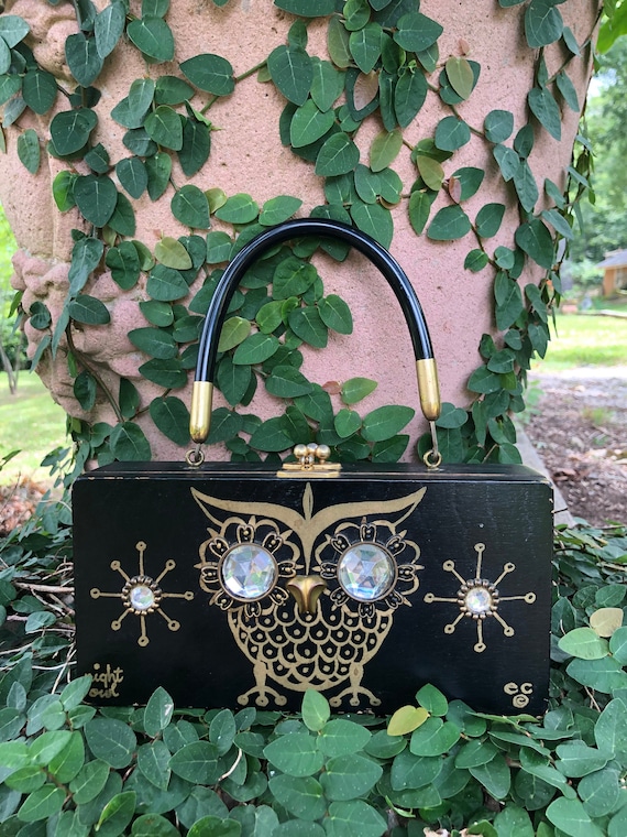 ENID COLLINS Night Owl Handbag/Enid Collins/Enid C