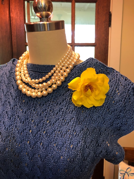 60's Handmade Sweater Dress/Vintage Sweater Dresse
