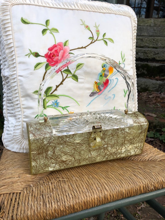 LUCITE Handbags/Lucite Purses/Lucite Bags/Patricia