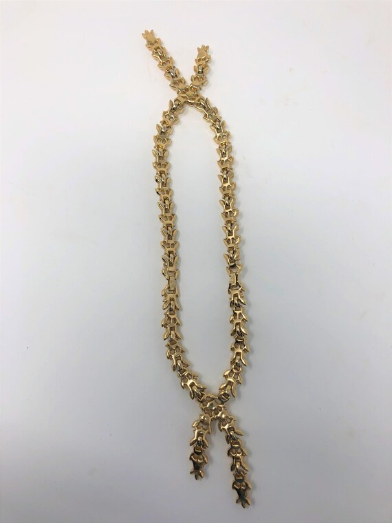 RARE 60's CROWN TRIFARI Necklace/Crown Trifari/Fl… - image 7