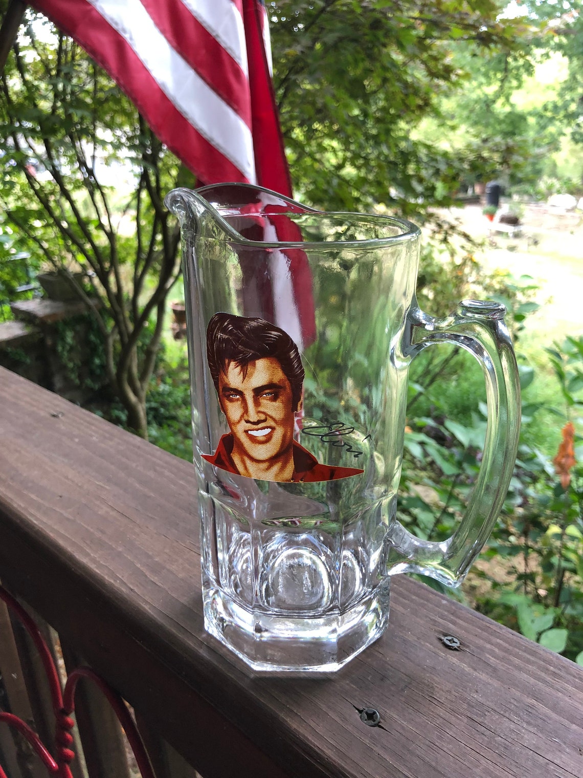 ELVIS/Elvis Collectibles/Elvis Glassware/70's Drinking Etsy