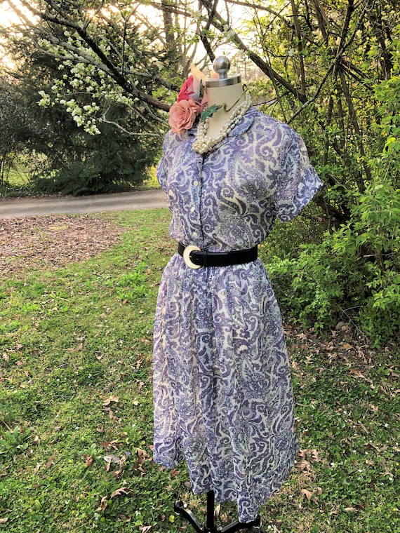 blue paisley shirt dress Sasha' Buttoned Navy Floral Paisley Shirt Dress – bluebelleandco