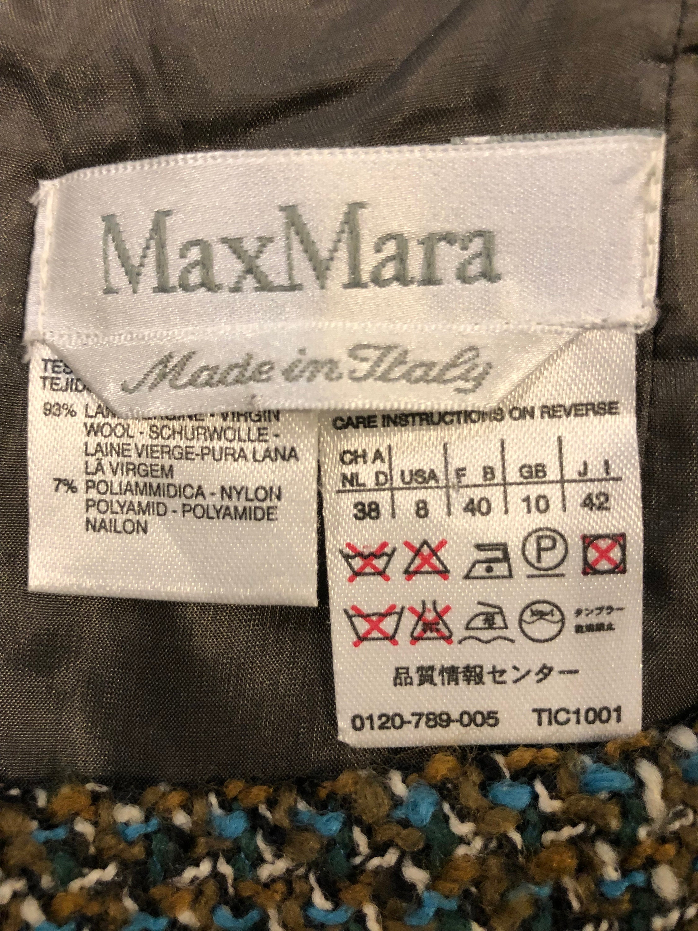 【関税＆送料込み】Max Mara Mambo Clothing LOVELY 80's MAX MARA Skirt/max Mara/designer Skirts/80's