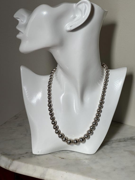 GORGEOUS TIFFANY STERLING Necklace/Tiffany/Sterling Necklace/Tiffany Necklaces/Authentic Tiffany/80's Sterling Necklace/Mint Condition View 5