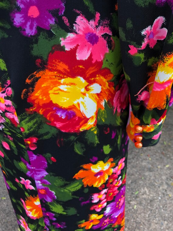 GORGEOUS 70's FLORAL Maxi/70’s Floral Prairie Dre… - image 6