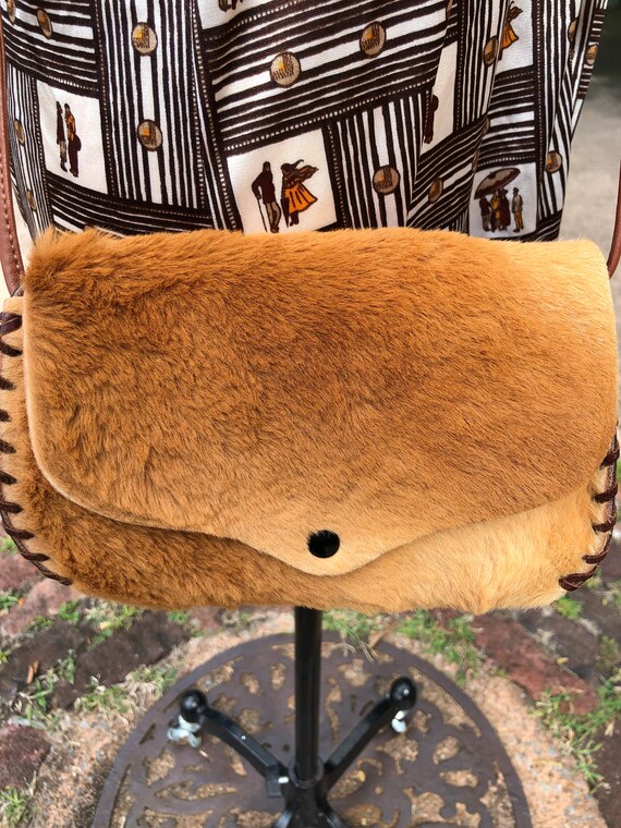 Kangaroo fur purse deals