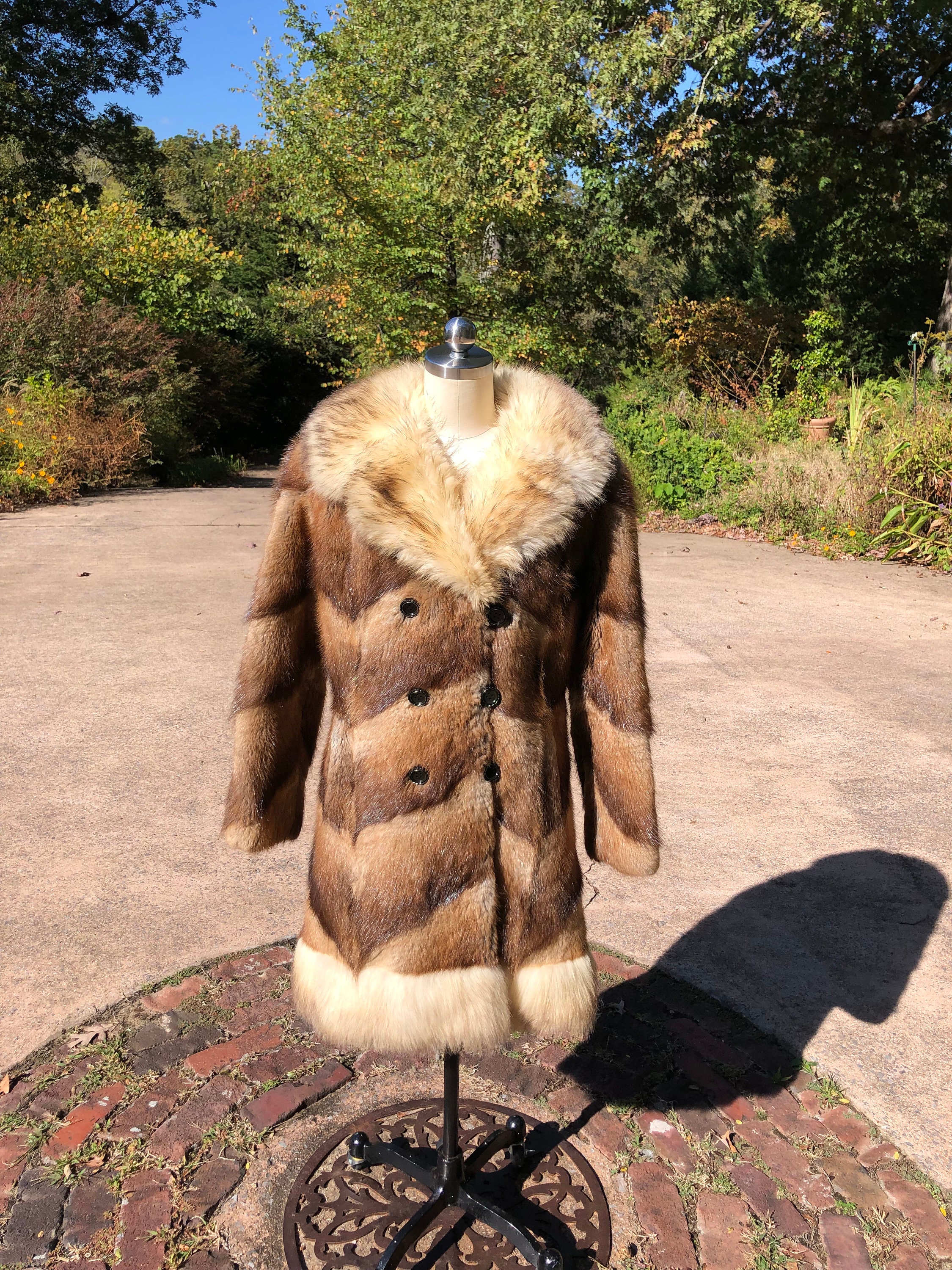 FABULOUS 70's FUR Coat/vintage Furs/70's Coats/mink Coats/fox
