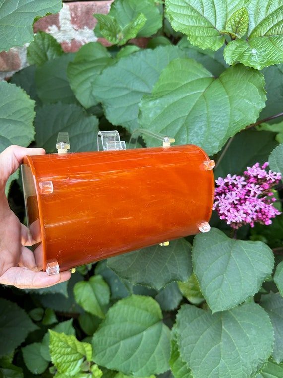 RARE LUCITE Handbag/Harry Litwin Purse/Lucite Pur… - image 9