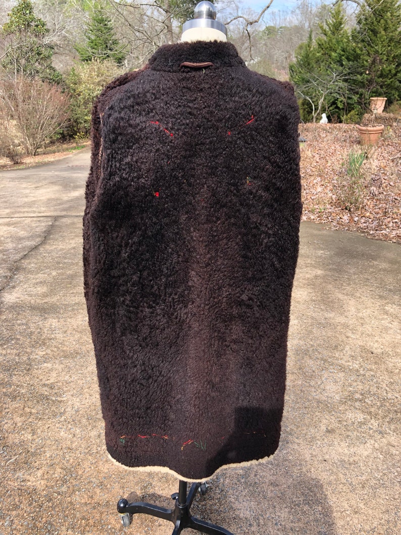 RARE 70's PENNY LANE Coat/Real Shearling Coats/Sherpa Coats/Embroidered Coats/Vintage Penny Lane/Almost Famous Coats/Near Mint Condition image 6