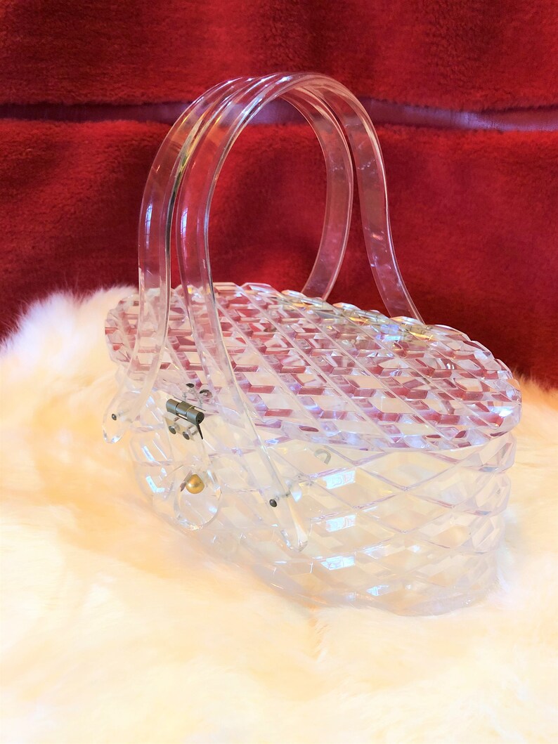LUCITE Handbags/lucite Purses/ Lucite Bags/patricia of Miami Etsy