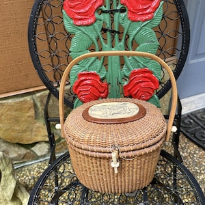 ナンタケットバスケット　Vintage Nantucket Basket Vintage Nantucket Basket - Etsy
