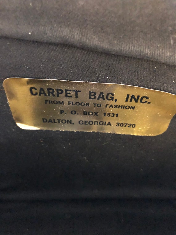 RARE Carpet Bag Inc Clutch/Carpet Bag Handbags/Ca… - image 8