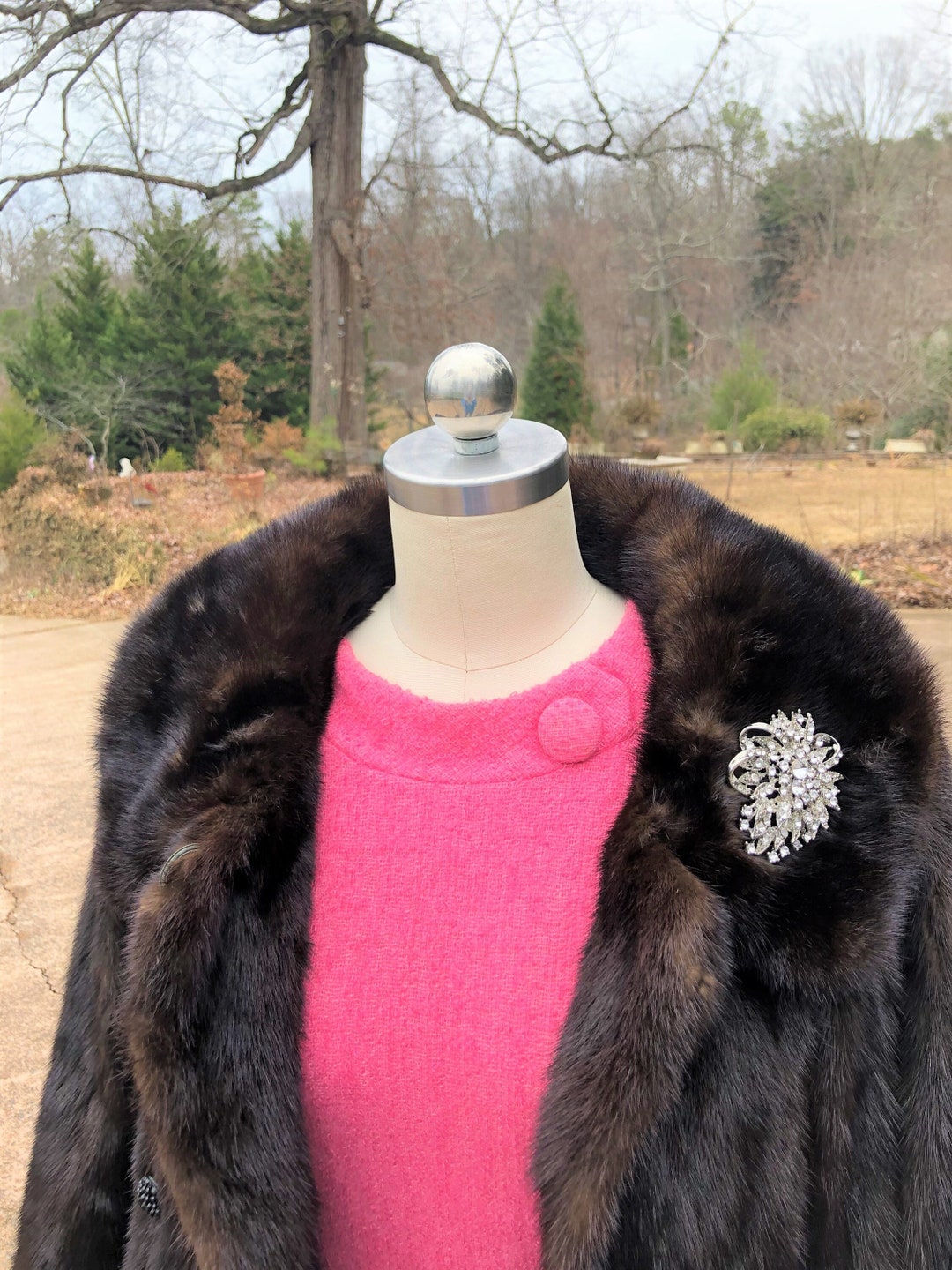 60's RANCH MINK Coat/vintage Mink Coat/60's Mink Coats/genuine