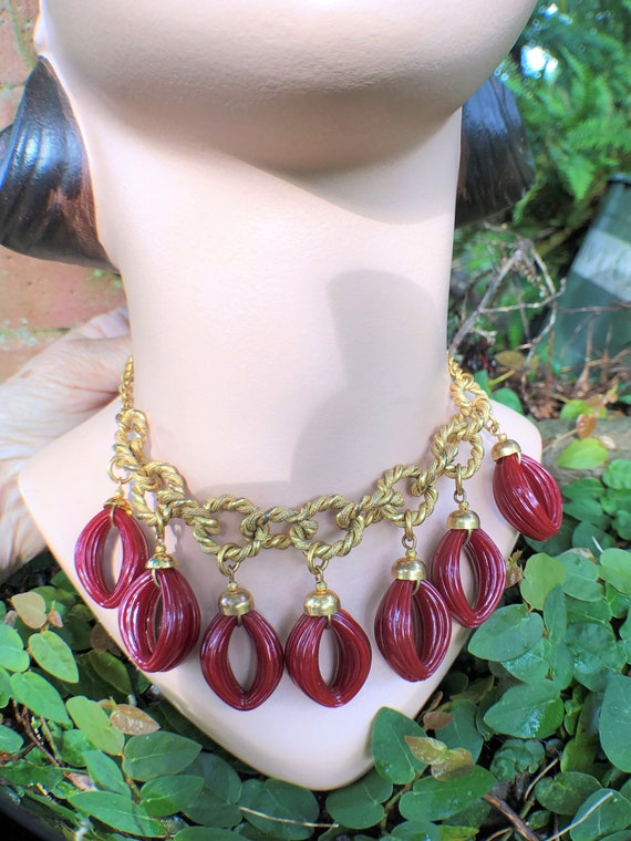 RARE 70's MIRIAM HASKELL Necklace Set/Miriam Hask… - image 3