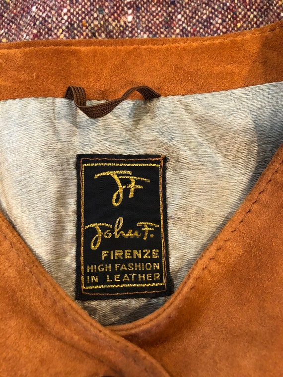 70's Unisex SUEDE FRINGE Vest/70's Vests/Fringe V… - image 8