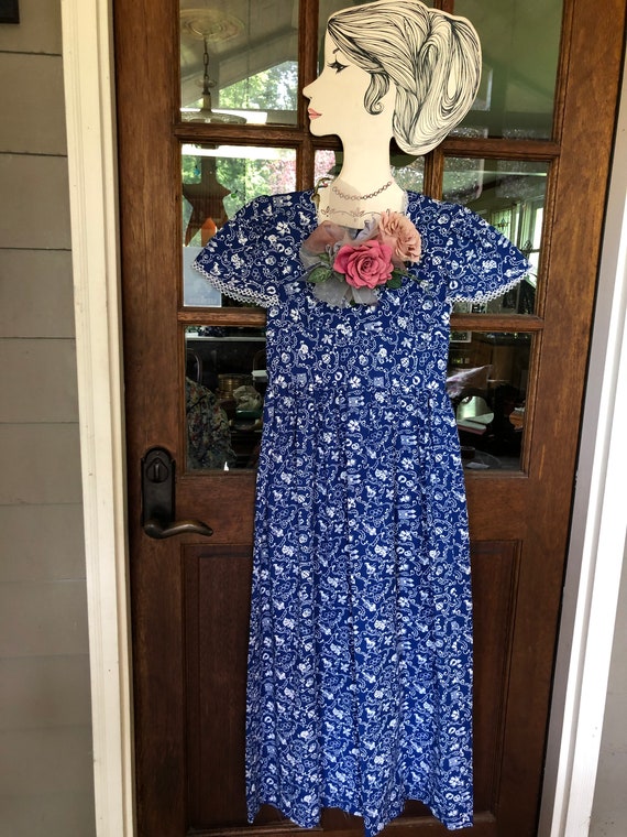 PRETTY 60's COTTAGE CORE Dress/60's Long Dresses/… - image 2