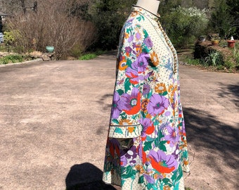 GLORIOUS GUCCI Floral Printed Dress/gucci Kaftan Dress