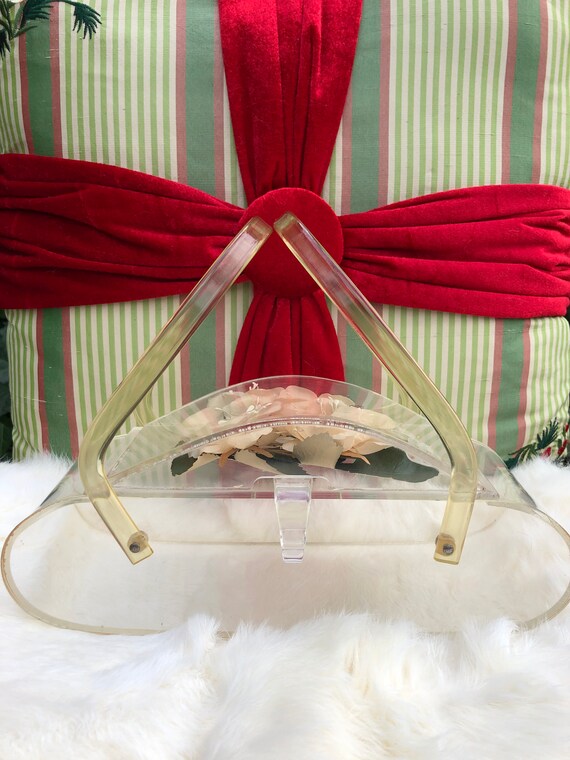 RARE LUCITE Handbags/Harry Litwin Purses/Lucite Pu