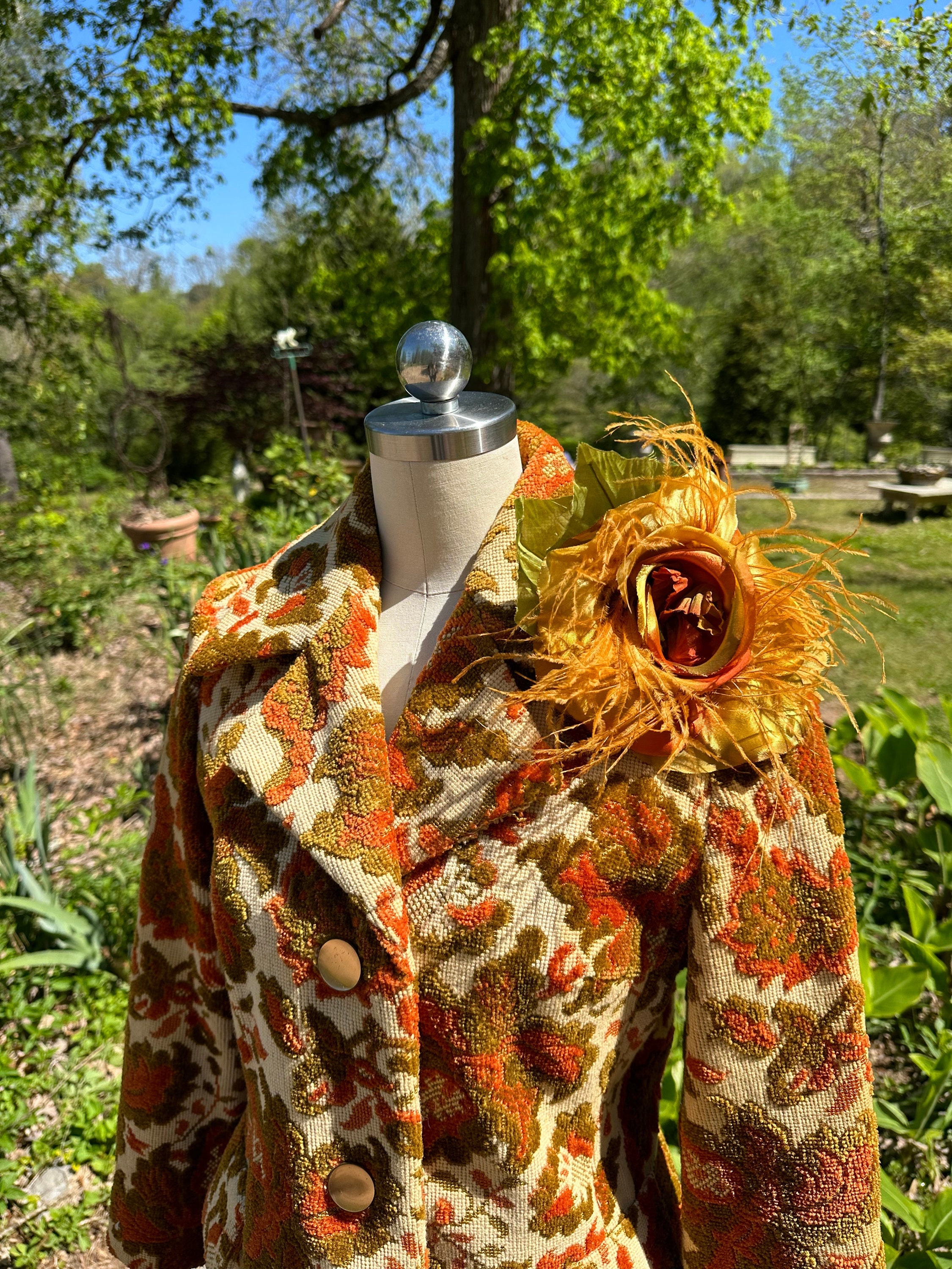 Tapestry Coat Etsy