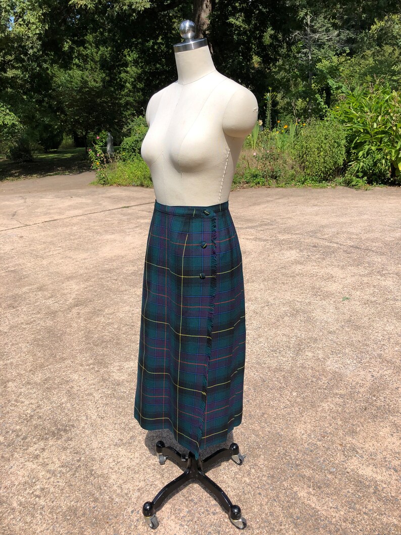 LOVELY 70's PLAID Kilt/plaid Kilts/vintage Kilts/wool - Etsy
